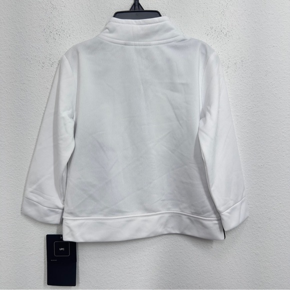 Nike 18 Month Full Zip Track Jacket White Black Logo NWT Casual Classic - Picture 5 of 5